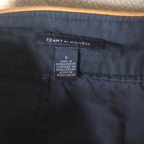 Tommy Hilfiger Navy Skirt with Front Pockets - Picture 3 of 4